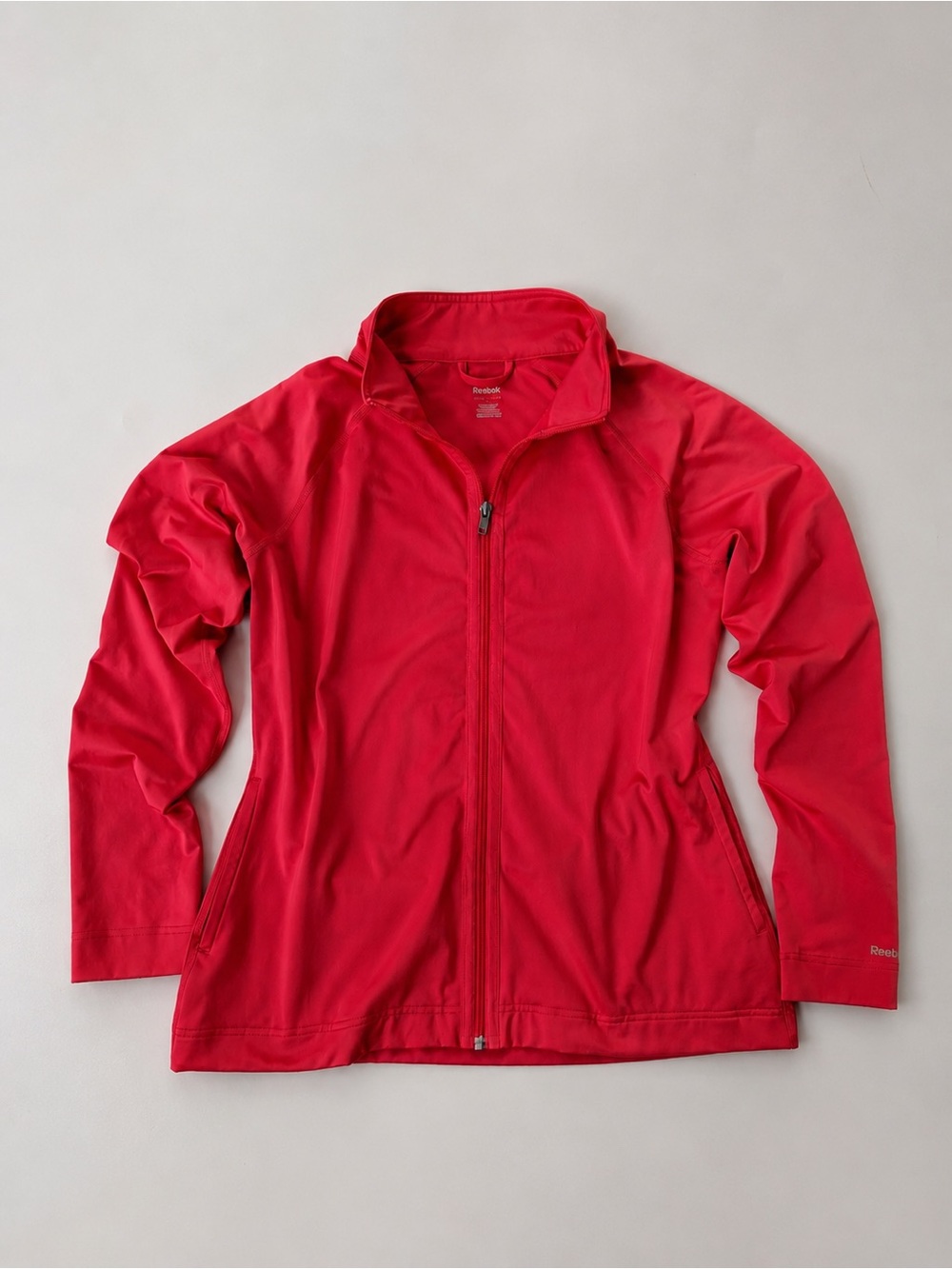 Reebok Red Zip-Front Women's Utility Jacket